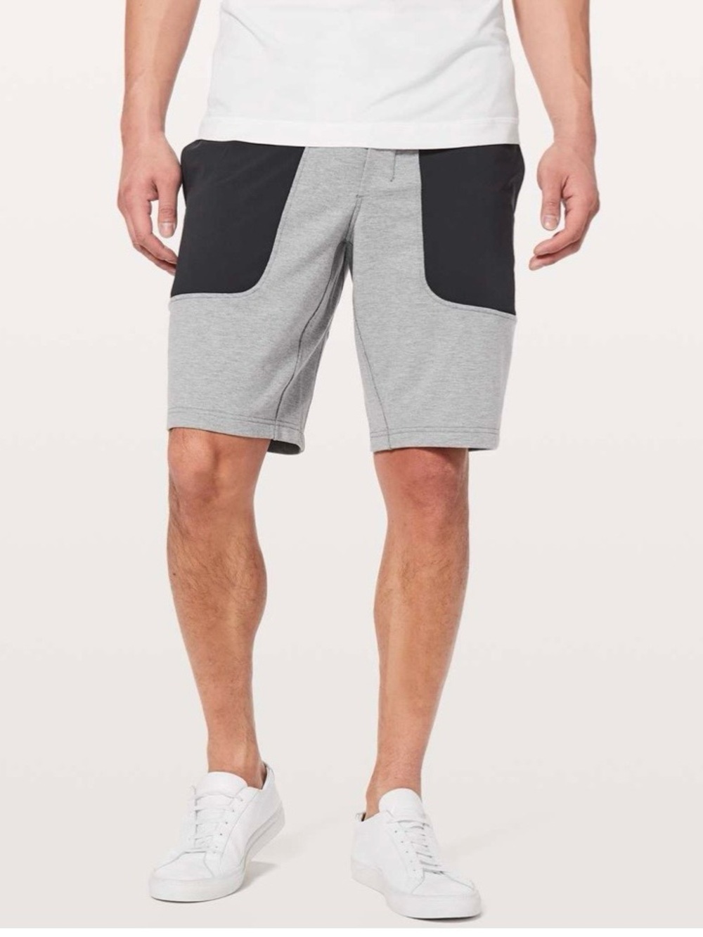 Lululemon City Commute Short 10” Gray Black Activewear Loungewear Gym Training S